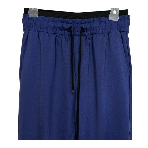 Koral Reverie Shantung Blue Joggers Sweatpants Parachute Pants Size S - Picture 5 of 12